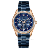Alexandre Christie ACF 2645 BF Navy Rosegold Stainless Steel Strap