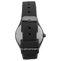 Alexandre Christie AC 2A07 LH Black Dial Black Rubber Strap