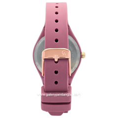 Alexandre Christie AC 2A07 LH Pink Rubber Strap
