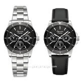 Alexandre Christie AC 6141 BF Limited Edition Anniv 25Thn Silver Dial Black
