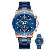 Alexandre Christie AC 6141 MC Limited Edition Anniv 25Thn Blue Rosegold