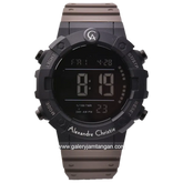 Alexandre Christie AC 9388 MH RIPBAGR Men Digital Dial Grey Rubber Strap