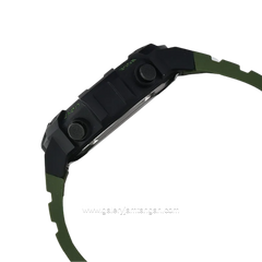 Alexandre Christie AC 9388 MH Army Black Digital Rubber Strap