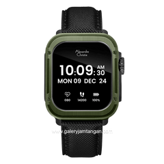 Alexandre Christie AC Smart Gen 3 - AC S003 MFL Smartwatch Hunter Green Leather + Extra Strap Rubber