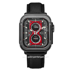 Alexandre Christie AC Smart Gen 3 - AC S003 MFL Smartwatch Magnetik Gray Leather + Extra Strap Rubber