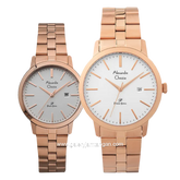 Alexandre Christie AC 1007 MDBSSSL & AC 1007 LDBSSSL Rosegold Dial White Stainless Steel
