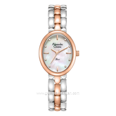 Alexandre Christie Passion AC 2C15 LH BTRMS Ladies MOP Dial Dual Tone Stainless Steel Strap