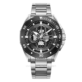 Alexandre Christie AC 6679 MCBTBBA Silver Dial Black Stainless Steel