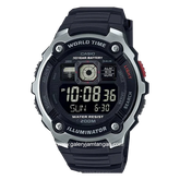 Casio AE-2000W-1BVDF Black Silver Resin Strap