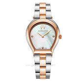 AIGNER TRANI AGW.238011 Women's Watch Silver Rosegold Dial Silver Swiss Made