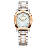 AIGNER AGW.268002 DAIANA Silver Rosegold Stainless Steel Swiss Made