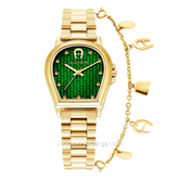 AIGNER ALBA AGW.252005 Women's Watch Gold Dial Green Swiss Made
