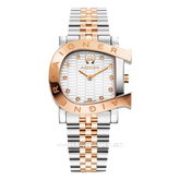 AIGNER MASSA DUE AGW.249003 Women's Silver Rosegold Stainless Steel Swiss Made