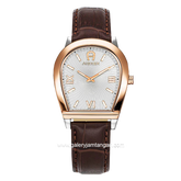 AIGNER MOLISE II AGW.278004.C Brown Gold Leather Strap Swiss Made