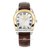 AIGNER SIENA AGW.244003 Brown Gold Leather Strap Swiss Made