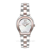 AIGNER TRANI AGW.238011 Women's Watch Silver Rosegold Dial Silver Swiss Made