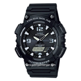 CASIO AQ-S810W-1AVDF Black Dual Time Resin Strap