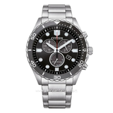 CITIZEN ECO DRIVE AT2568-82E Silver Dial Black Stainless Steel