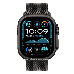 APPLE WATCH ULTRA 2 Black Milanese Loop Band