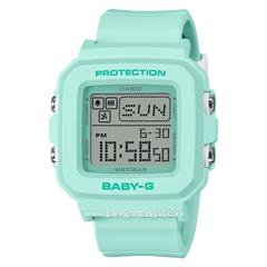 G-SHOCK BABY G BGD-10-3DR Green Digital Rubber Strap