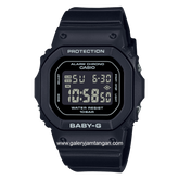 BABY G BGD-565U-1DR Black Digital Rubber Strap