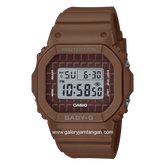 BABY-G BGD-565USW-5DR Brown Digital Rubber Strap