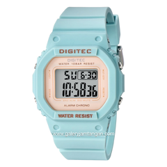 DIGITEC BDG-7024T Blue Digital Rubber Strap