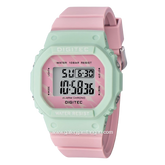 DIGITEC BDG-7024T Pink Green Digital Rubber Strap