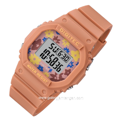 DIGITEC BDG-7024T Orange Digital Rubber Strap