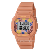 DIGITEC BDG-7024T Orange Digital Rubber Strap