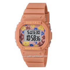DIGITEC BDG-7024T Orange Digital Rubber Strap