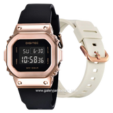 DIGITEC BDG-7054T Full Digital Black Rosegold Rubber Strap