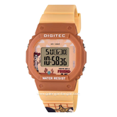 DIGITEC BDG-7100T-PX Disney Pixar Brown Digital Rubber Strap