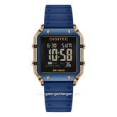 DIGITEC BDG-7133T Blue Digital Rubber Strap