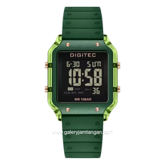 DIGITEC BDG-7133T Green Digital Rubber Strap