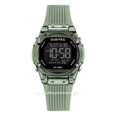 DIGITEC BDG-7208T Full Green Digital Rubber Strap