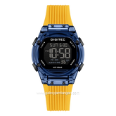 DIGITEC BDG-7208T Yellow Blue Digital Rubber Strap