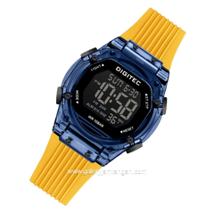 DIGITEC BDG-7208T Yellow Blue Digital Rubber Strap