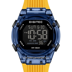 DIGITEC BDG-7208T Yellow Blue Digital Rubber Strap