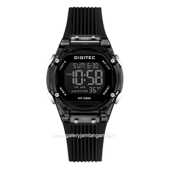DIGITEC BDG-7208T Full Black Digital Rubber Strap