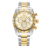 AIGNER BENEVENTO AGW.236002 Silver Gold Chronograph Swiss Made