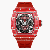 BENTLEY THE VIBRANCE BL-71-85 Automatic Full Red Rubber Strap