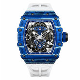 BENTLEY THE VIBRANCE BL-71-66 Automatic White Blue Rubber Strap
