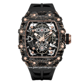 BENTLEY THE VIBRANCE BL-71-41 Automatic Black Rosegold Rubber Strap