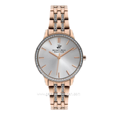 Beverly Hills Polo Club BP3191C.430 Rosegold Stainless Steel Strap