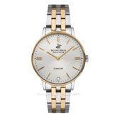 Beverly Hills Polo Club BP3289X.230 Silver Combinasi Gold Diamond Stainless Steel