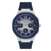 Beverly Hills Polo Club BP3539X.399 Navy Silver Rubber Strap