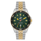 Beverly Hills Polo Club BP3559X.270 Silver Gold Dial Green Stainless Steel