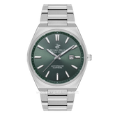 Beverly Hills Polo Club BP3574X.377 Watch Silver Dial Green Automatic Stainless Steel