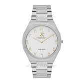 Beverly Hills Polo Club BP3605X.330 Silver Dial White Stainless Steel